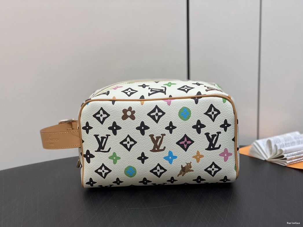 Rep ladies VUITTON LOCKER bag-23*13*12CM LOUIS KIT DOPP 0727